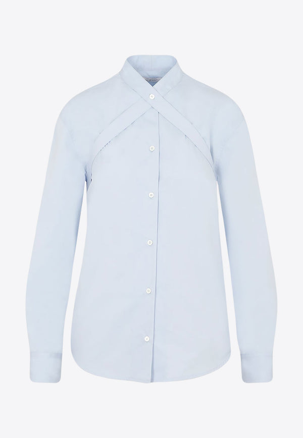 Cross Belt Poplin Shirt