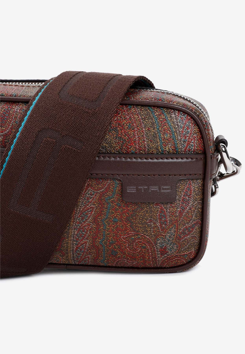 Mini Paisley Jacquard Crossbody Bag