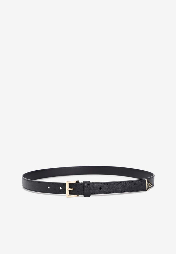 Logo Leather Belt