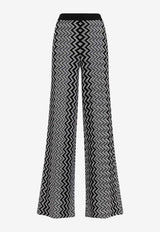 Zig-Zag Knit Pants