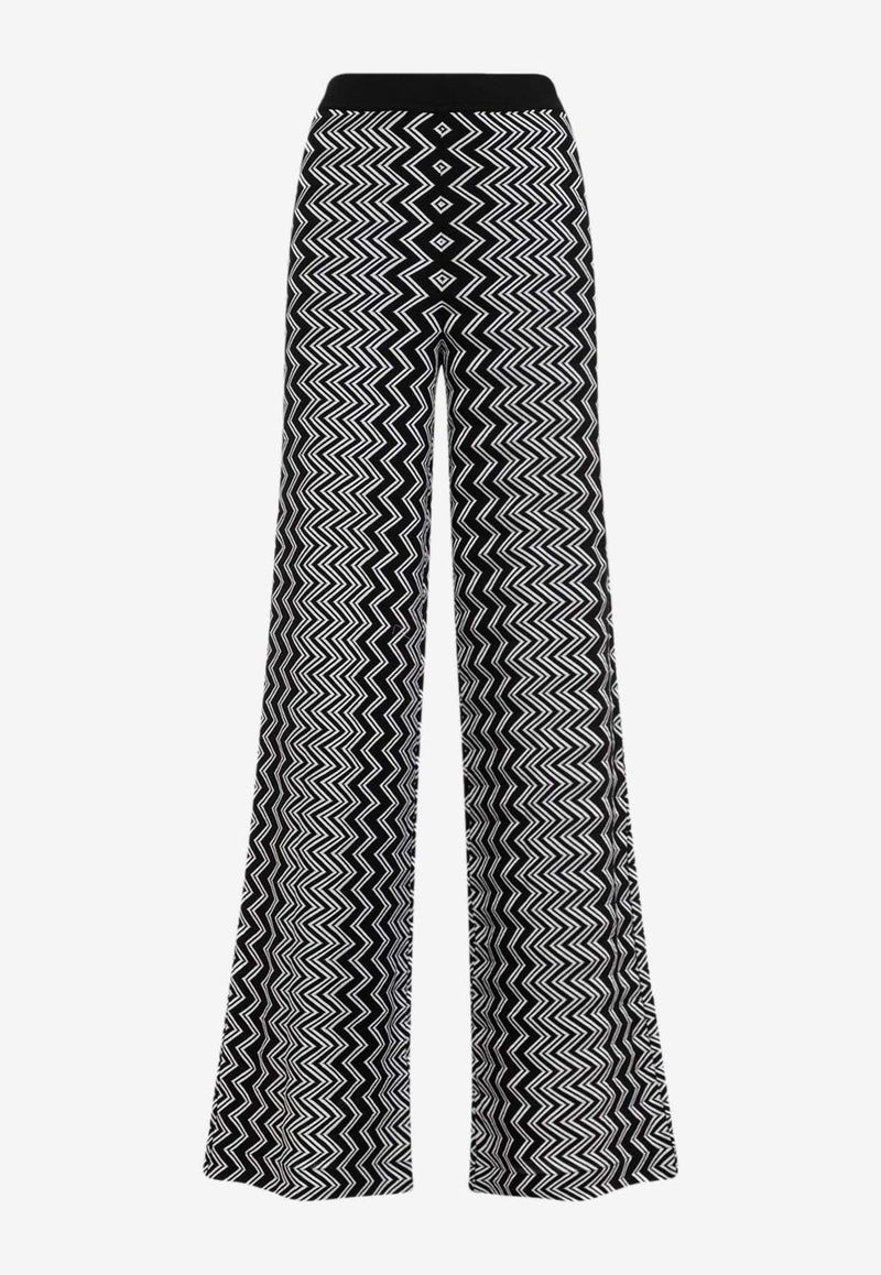 Zig-Zag Knit Pants