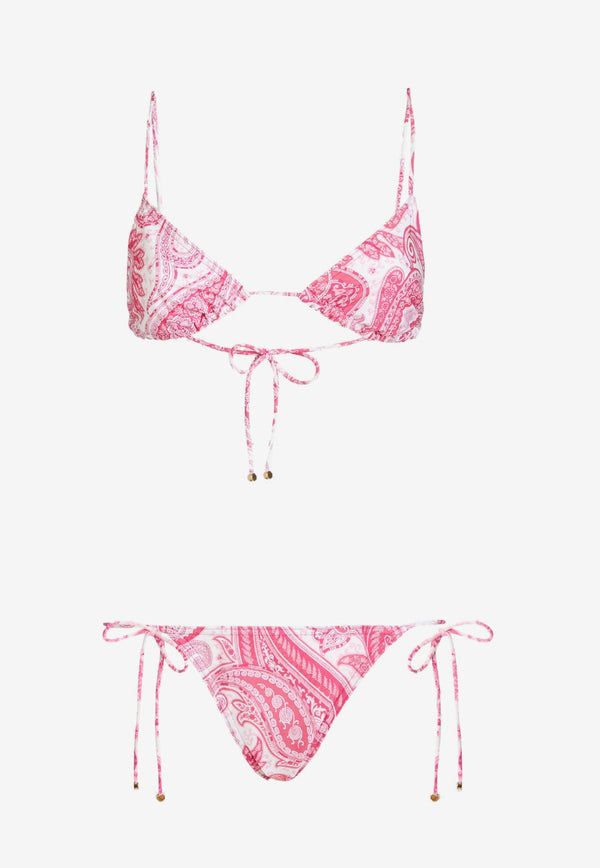 Liquid Paisley Bikini Set