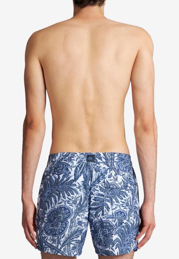 Floral Print Swim Shorts