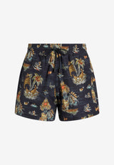 Floral Print Swim Shorts