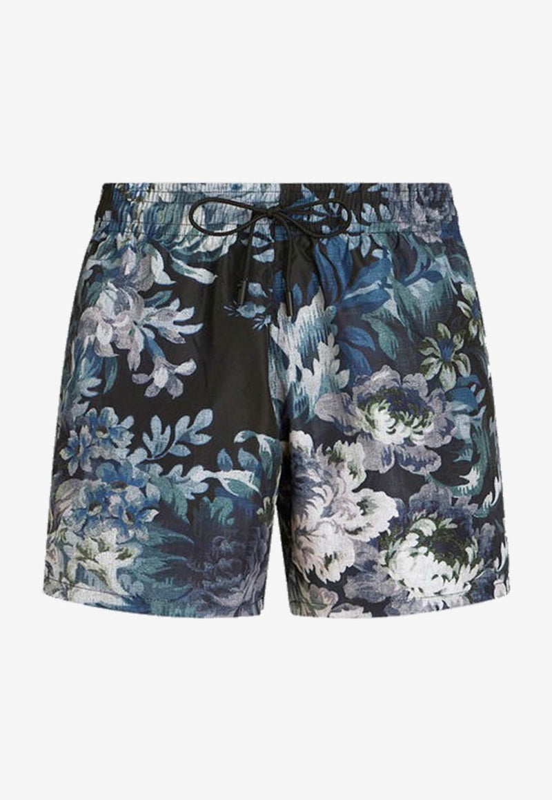 Floral Print Swim Shorts