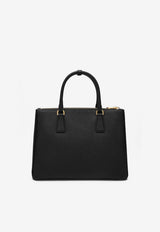 Large Galleria Saffiano Leather Top Handle Bag