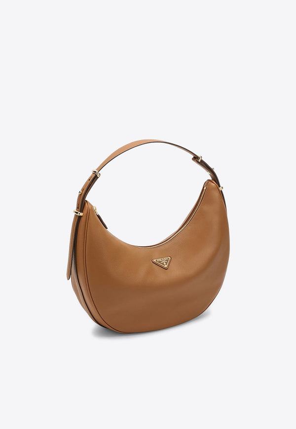 Large Arqué Leather Hobo Bag