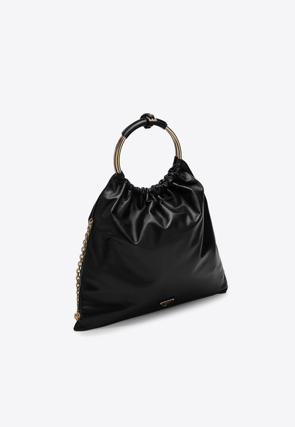 Medium Nappa Leather Bucket Bag