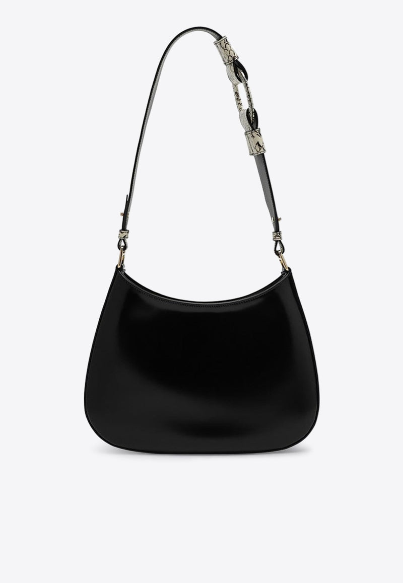 Cleo Brushed Leather Shoulder Bag