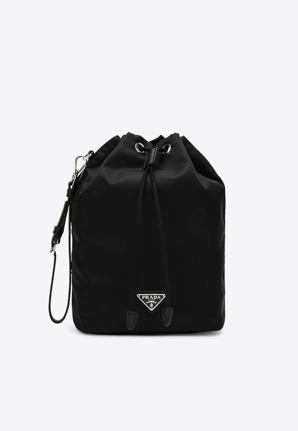 Re-Nylon Drawstring Bucket Bag