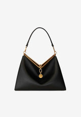 Large Vela Leather Shoulder Bag