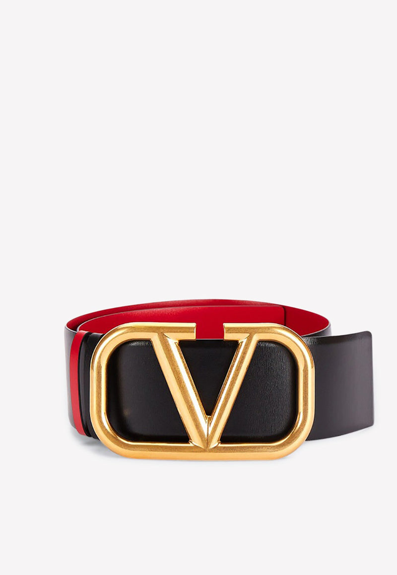 VLogo Reversible Leather Belt