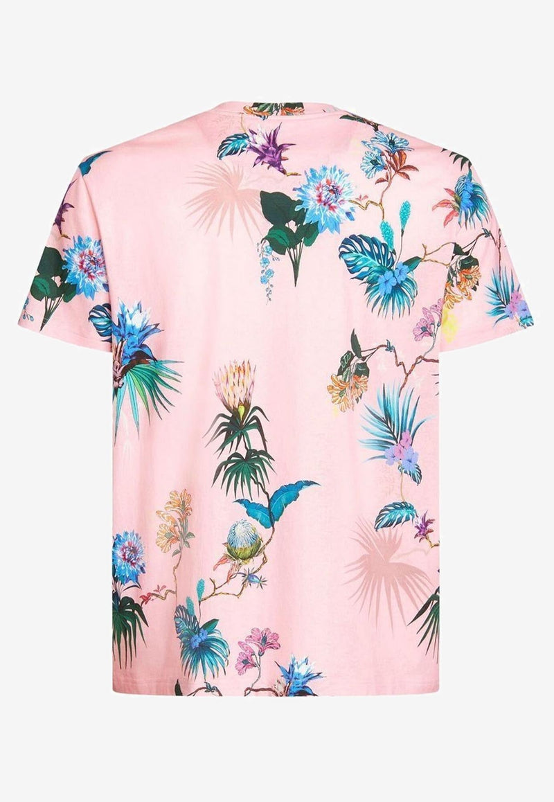 Short-Sleeved Floral T-shirt