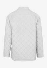 Logo-Patch Quilted Shirt