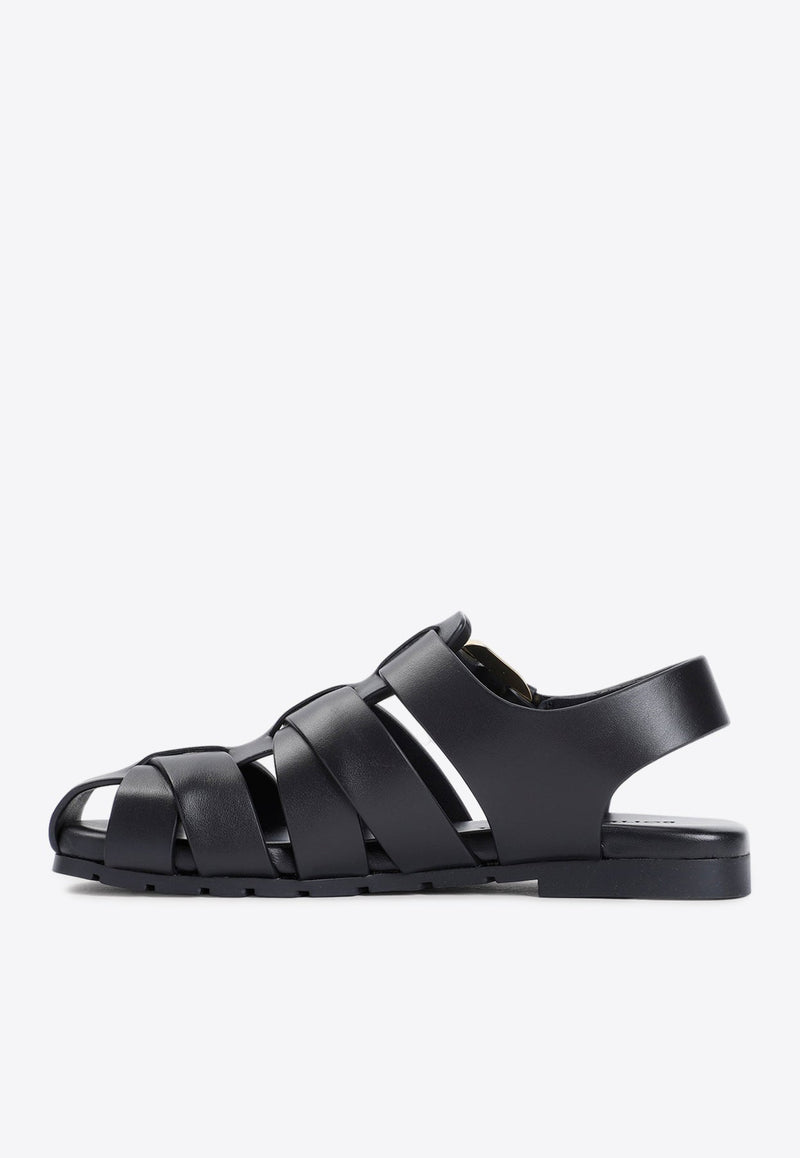 Alfie Fisherman Leather Sandals