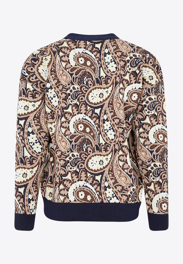 Paisley Knit Cardigan