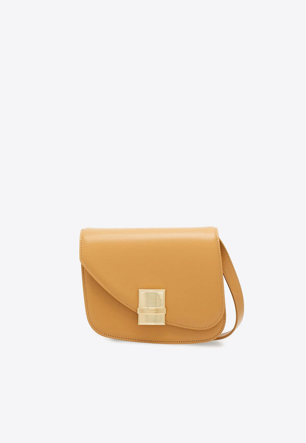 Small Fiamma Leather Crossbody Bag