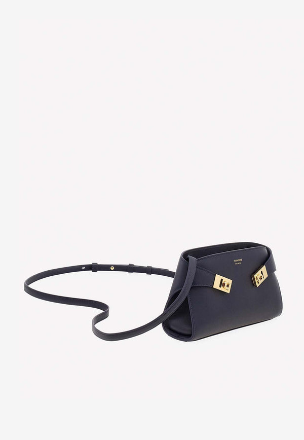 Hug Calf Leather Crossbody Bag