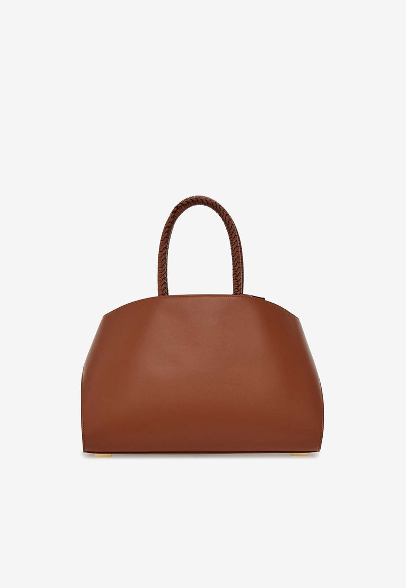 Small Hug Calf Leather Top Handle Bag