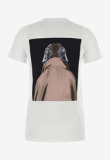 Cipria Graphic Print Jersey T-shirt