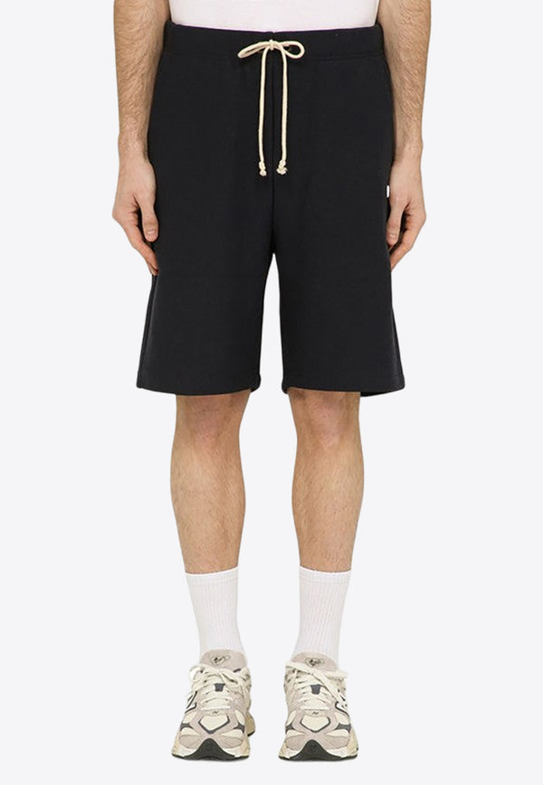 Reverse Weave Logo-Patch Shorts