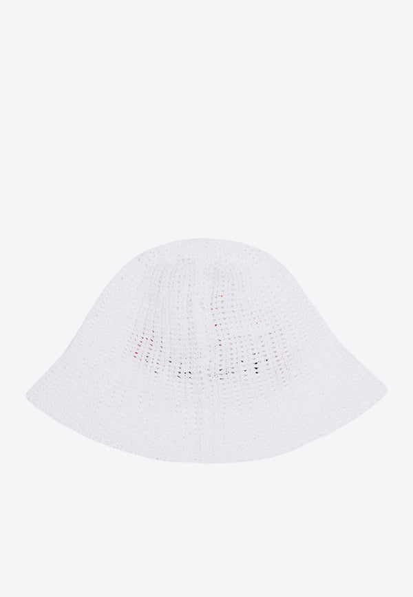 Logo Crochet Bucket Hat