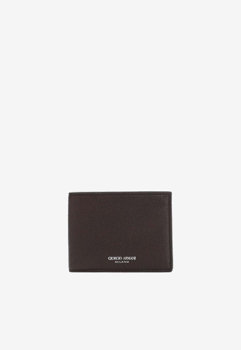 Bi-Fold Wallet in Grained Leather
