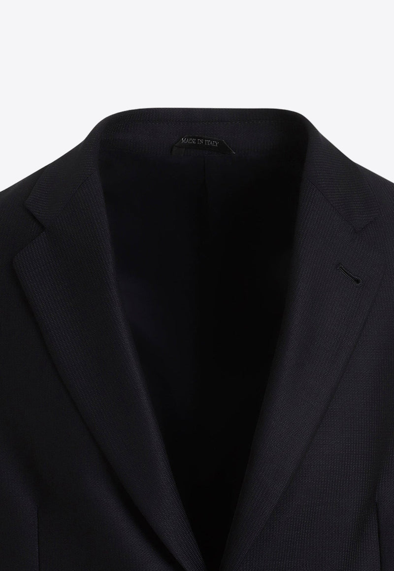 Single-Breasted Wool Blazer