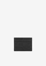 Leather Logo Plate Cardholder