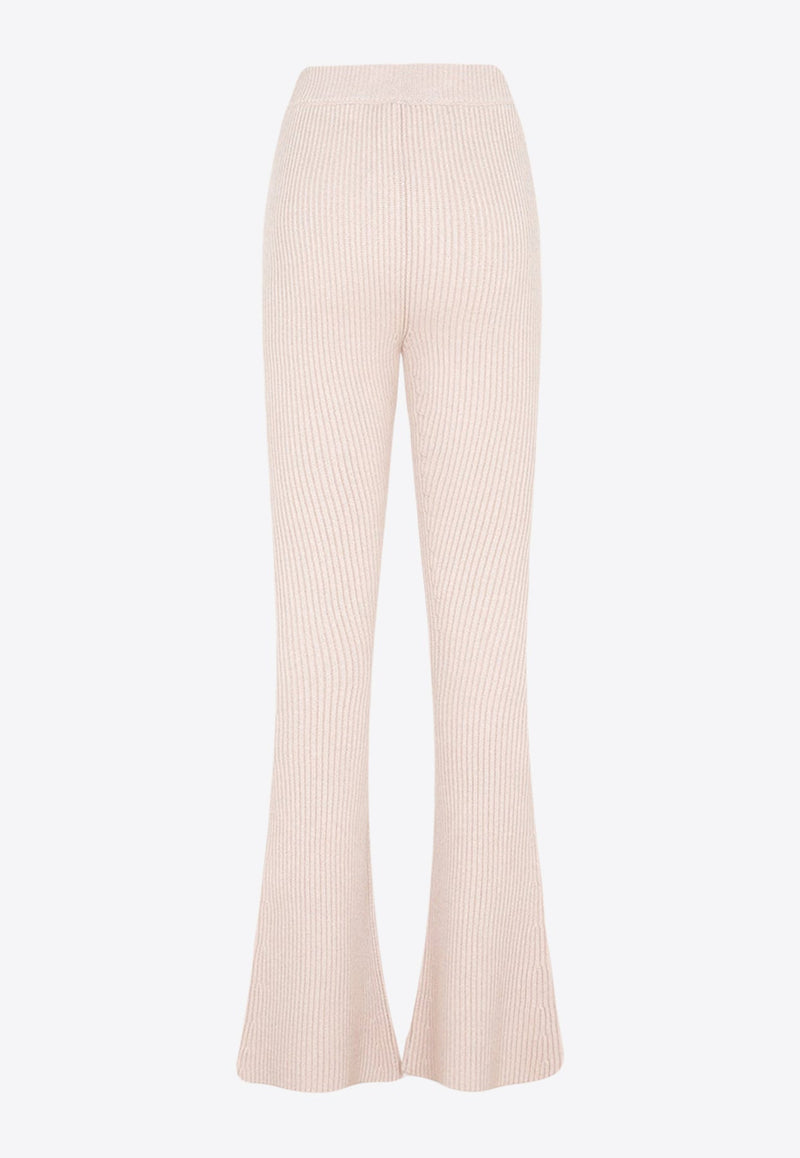 Flare Knit Rib Pants