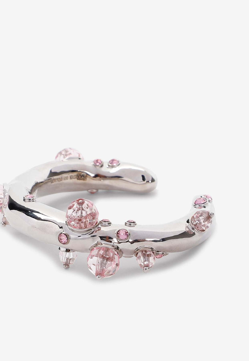 Crystal-Embellished Cuff Bracelet