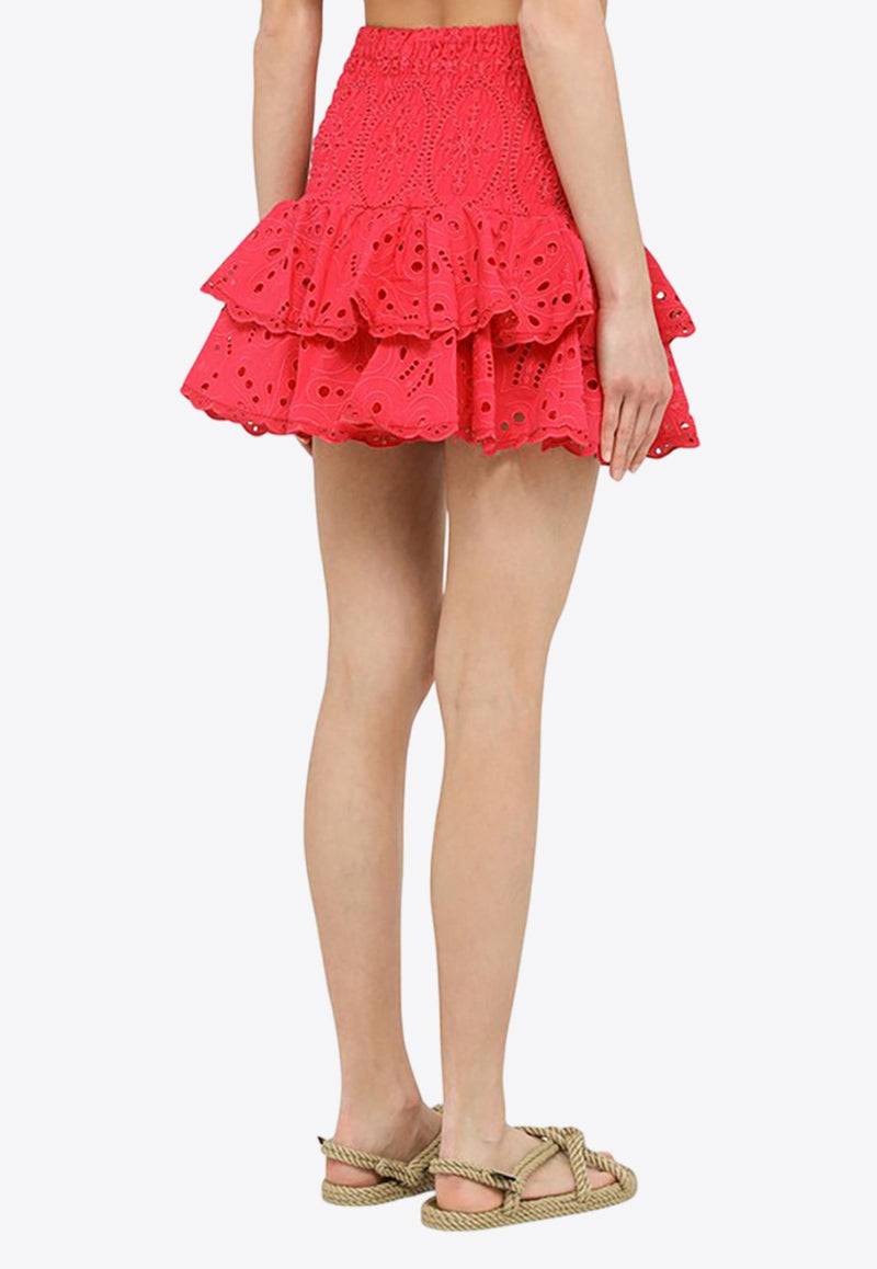 Noa Embroidered Mini Skirt