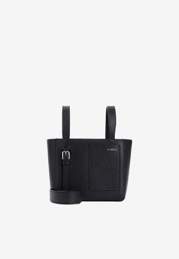 Micro Soft Leather Bucket Bag