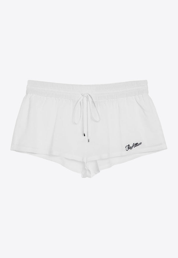 Embroidered Logo Mini Shorts