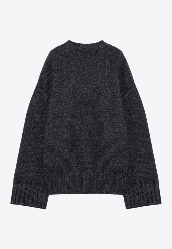 Ribbed Wool and Cashmere Sweater