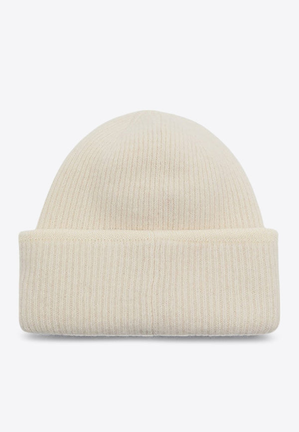 Knitted Beanie in Wool Blend