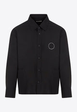 Logo-Embroidered Long-Sleeved Shirt