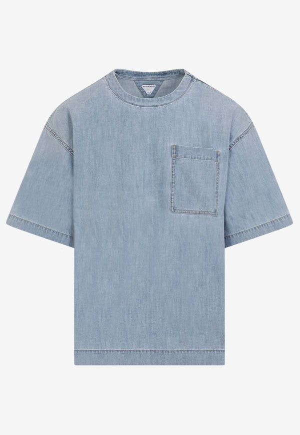 Washed-Out Denim T-shirt