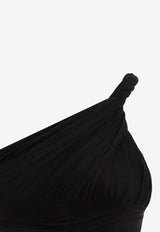 Lido One-Shoulder Draped Dress