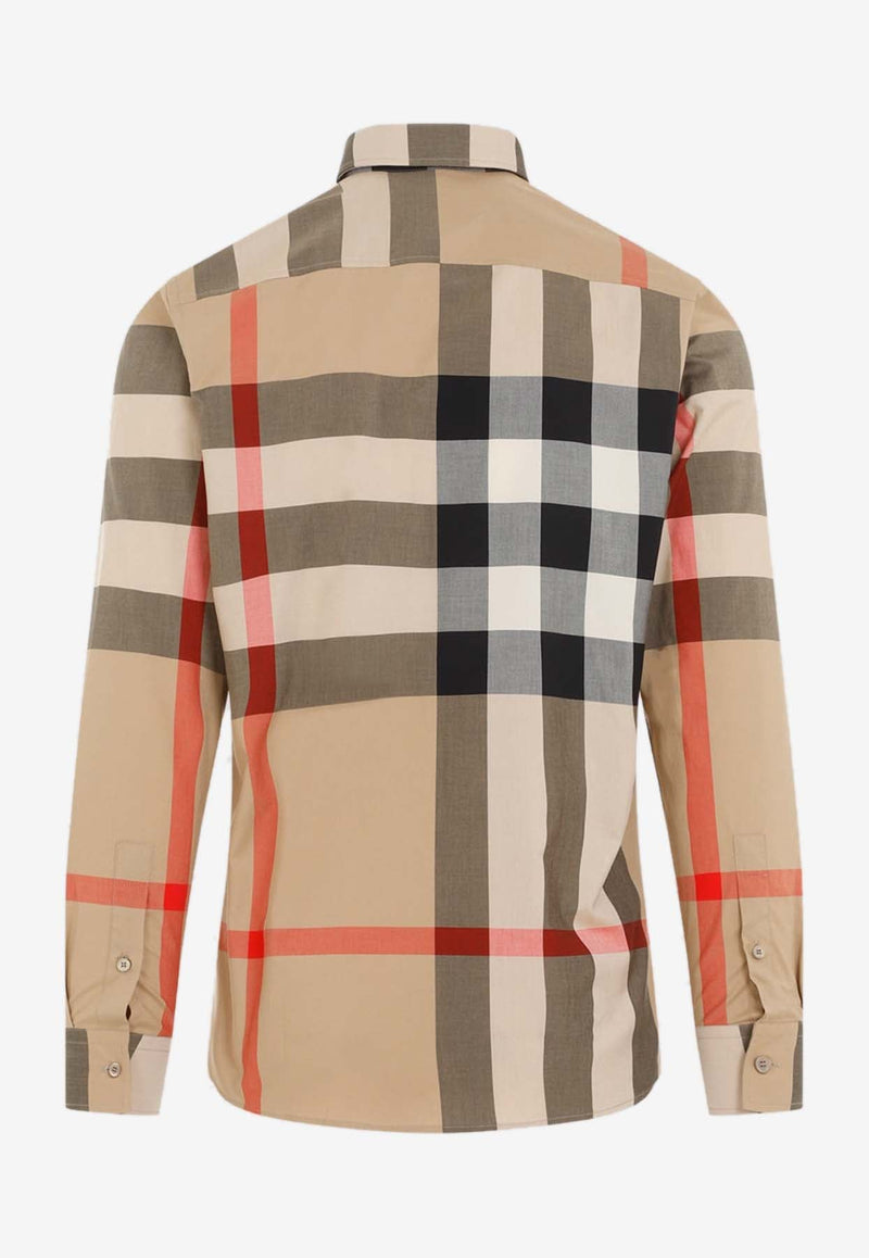 Vintage Check Long-Sleeved Shirt