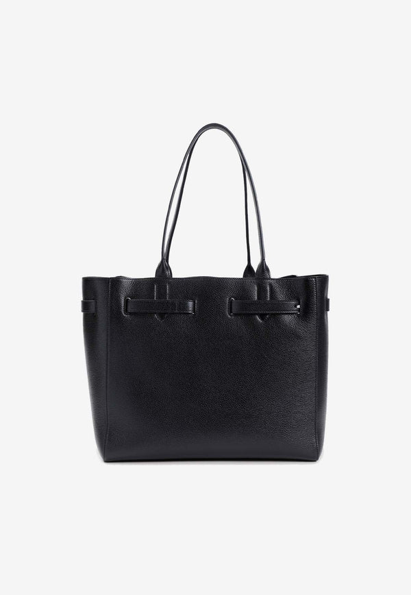 Medium Audrey Leather Tote Bag