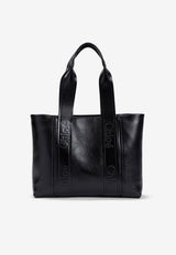 Woody Leather Tote Bag