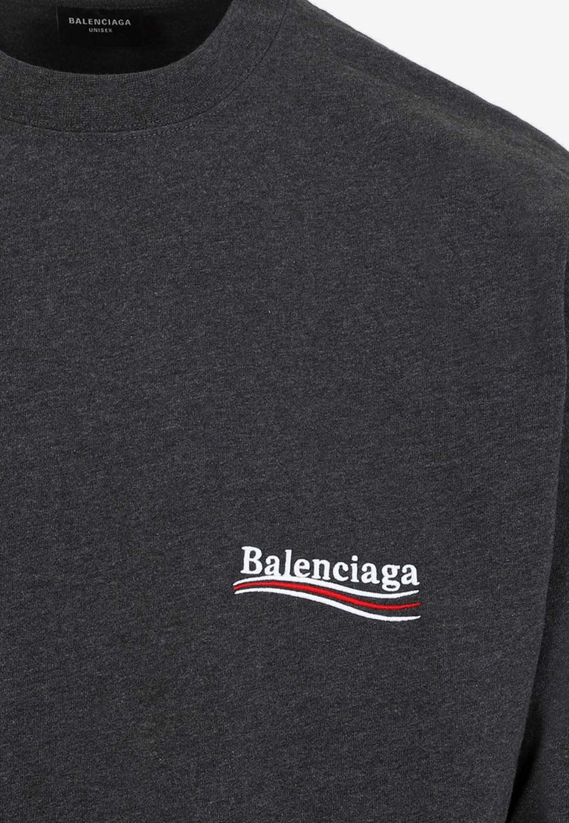 Embroidered Campaign Logo T-shirt