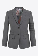 4-Bar Single-Breasted Blazer in Wool Blend