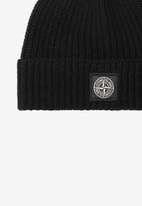 Logo Patch Wool Beanie