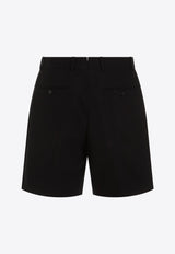 Pleated-Front Shorts