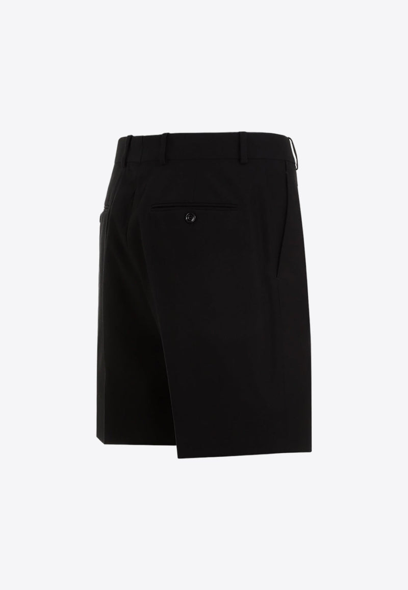 Pleated-Front Shorts