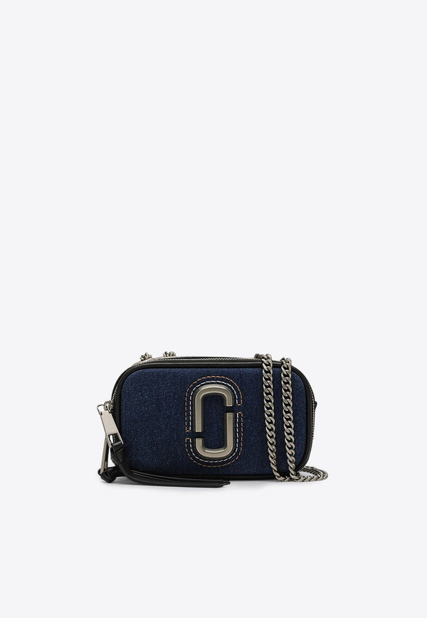 Snapshot Denim Chain Shoulder Bag