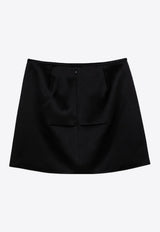 Satin Mini Skirt