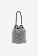 The Mini All-Over Rhinestone Bucket Bag